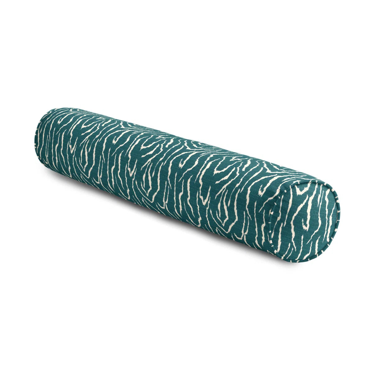 Animal Instinct Abstract Feather Linen Reversible Throw Pillow